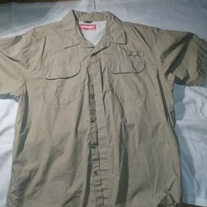 Tan Wrangler fisherman shirt